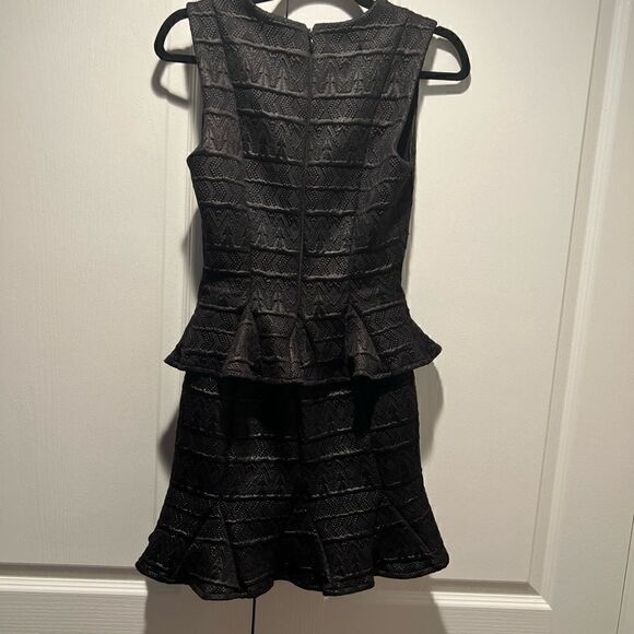 BEBE GODET PEPLUM DRESS  - Picture 4 of 5